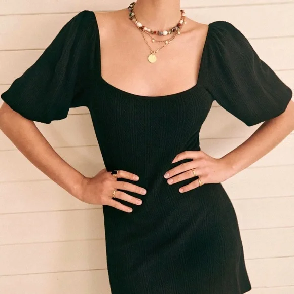 Sezane Short knitted dress NWT - Picture 2 of 8